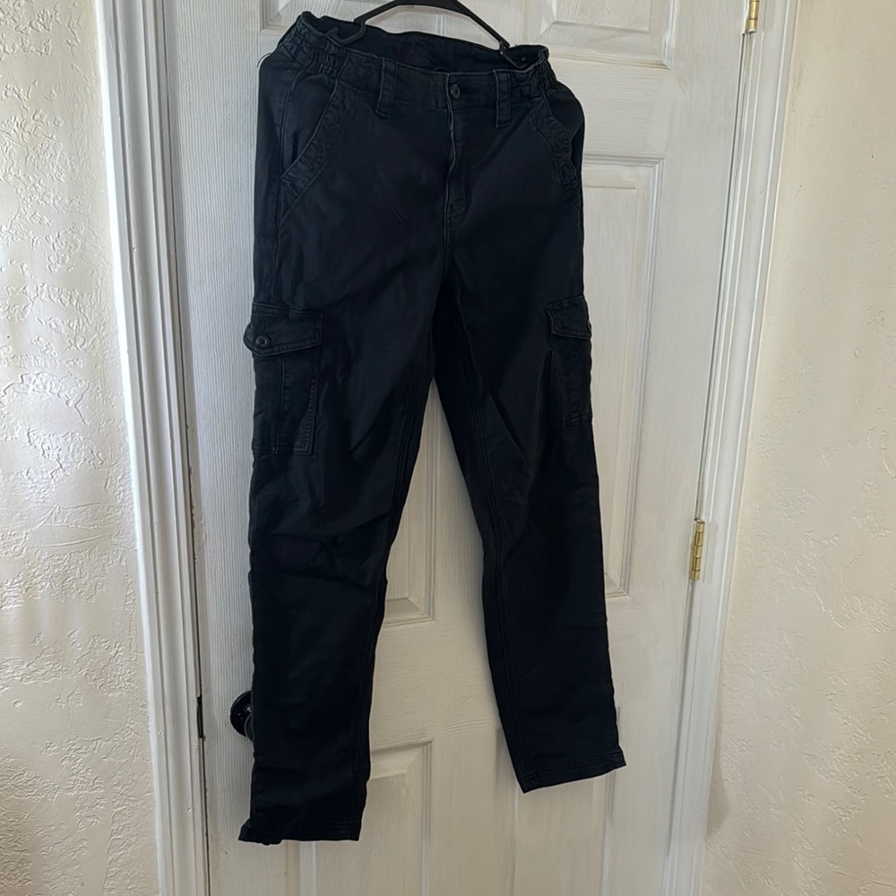 American Eagle Outfitters Black Cargo Pants